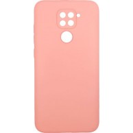Θήκη Liquid Silicon inos Xiaomi Redmi Note 9 L-Cover Σομόν